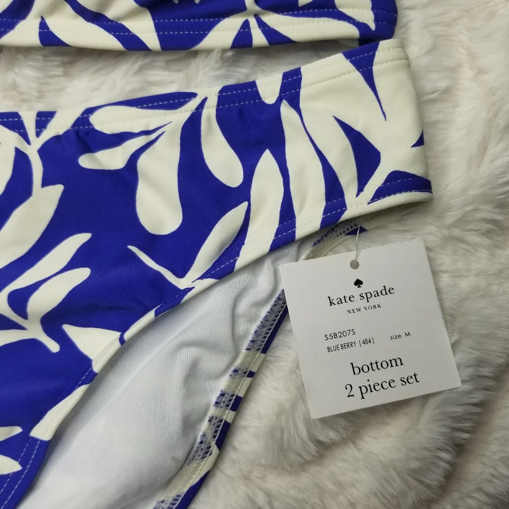 NWT Kate Spade New York Blueberry Bikini Set